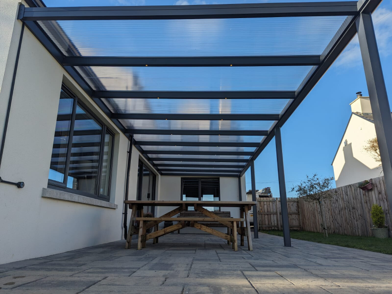 grey aluminium veranda patio