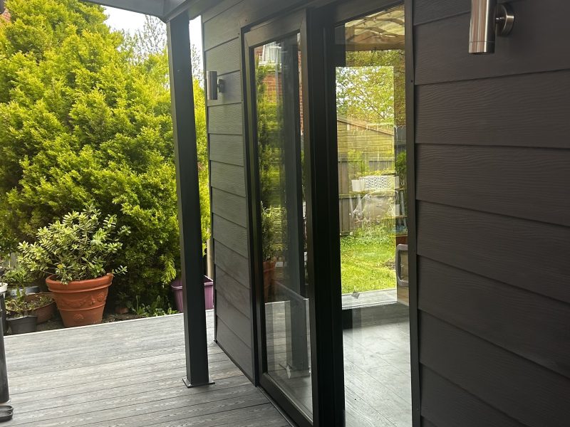 veranda and garden room with decking
