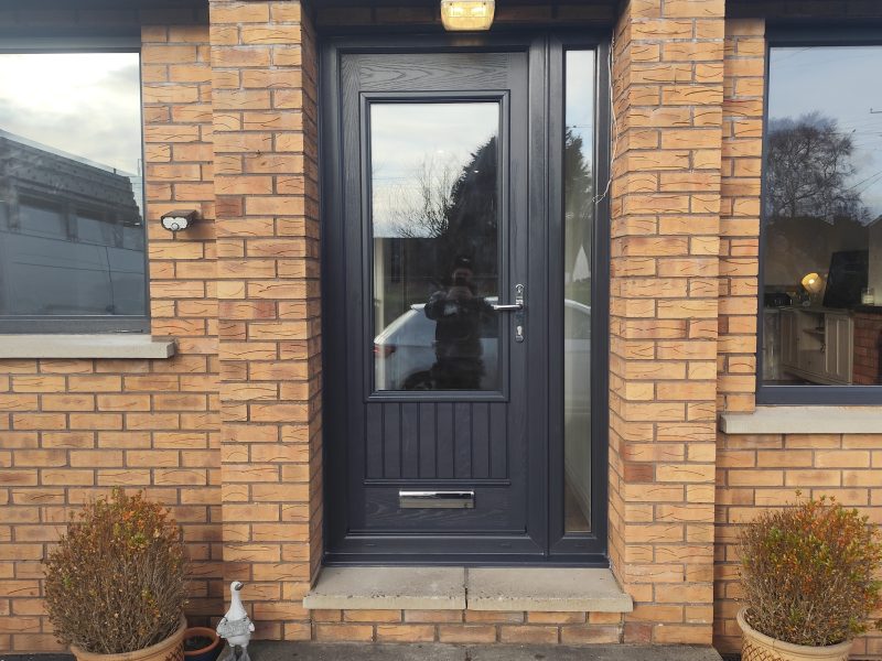 grey composite front door hillsborough