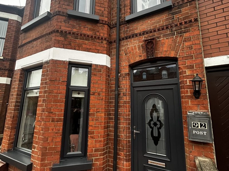 grey pvc windows belfast